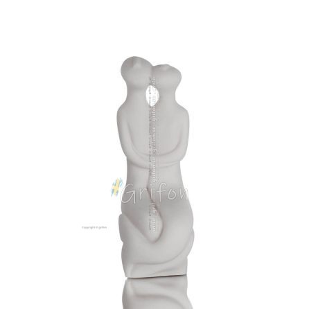 Κυκλαδικό ειδώλιο ζευγάρι γοργόνων 18εκ Ολόσωμο άγαλμα από αλάβαστρο, Κυκλαδικού πολιτισμού, αρχαία Ελλάδα Αλαβάστρινα 1 - grifo