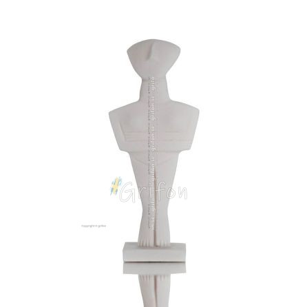 Cycladic figurine 18cm Full length alabaster statue, Cycladic culture, ancient Greece Alabaster 1 - grifon.se