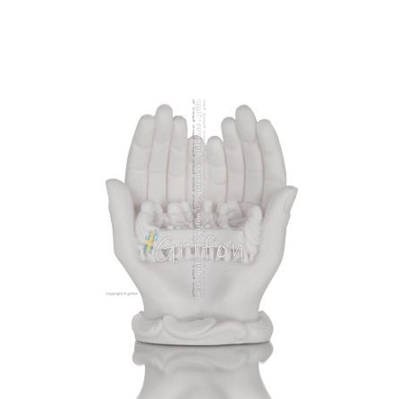 Last Supper hand 14cm Full length alabaster statue Alabaster 1 - grifon.se 