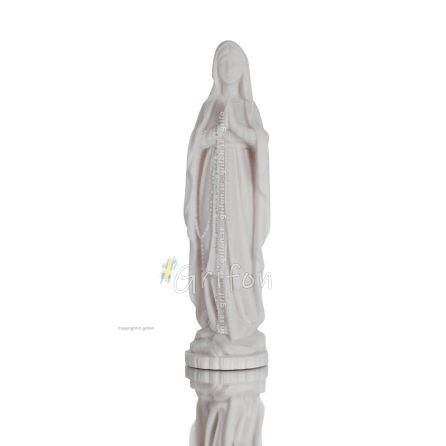 Virgin Mary the Virgin Mary Rosary 22cm Full Alabaster Statue Alabaster 1 - grifon.se 