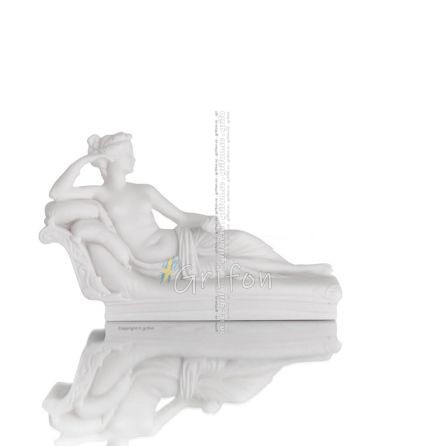 Paulina Borghese as Aphrodite aka Sleeping Beauty 12cm Full Alabaster Statue Alabaster 1 - grifon.se 