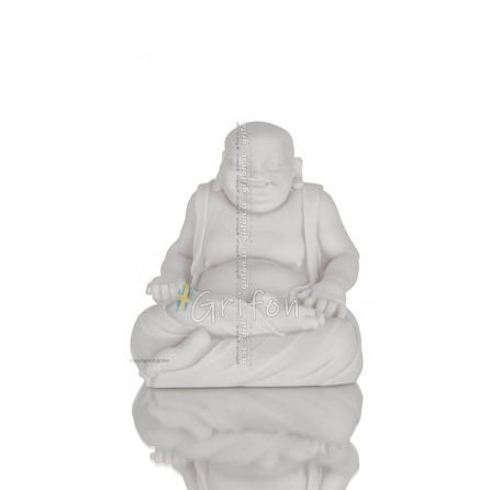 Buddha or Budha: The Awakened & Enlightened, 13cm Full Alabaster Statue, Healing, Religious Alabaster 1 - grifon.se