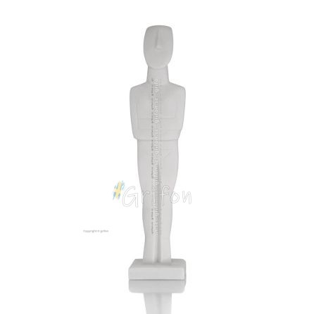 Cycladic figurine 375cm Full body alabaster statue, Cycladic culture, ancient Greece Alabaster 1 - grifon.se 