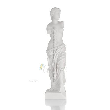Aphrodite: The Goddess of Love and Beauty, Milos 30cm Full Alabaster Statue, Ancient Greece Alabaster 1 - grifon.se 