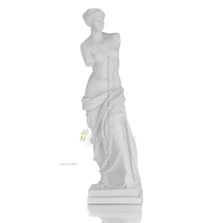 Aphrodite: The Goddess of Love and Beauty, of Milos 39cm Full Alabaster Statue, Ancient Greece Alabaster 1 - grifon.se
