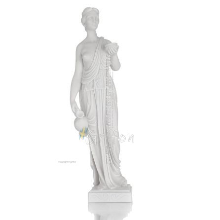 Ibe: The Goddess of Youth and Vitality 38cm Full Alabaster Statue, antikens Grekland Alabaster 1 - grifon.se 