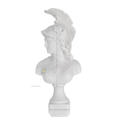 Athena or Athene: The goddess of wisdom Bust, 38cm made of alabaster, ancient Greece Alabaster 1 - grifon.se 
