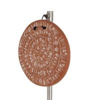 Phaistos Disc: The Unsolved Mystery Wall Hanging 13cm Decorative Handcrafted Finish Wall Hanging Minoan Culture Decorative Ceram