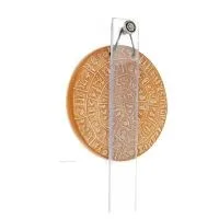 Phaistos Disc: The Unsolved Mystery Dubbelsidig vägghängande 11 cm handgjord finish Vägghängande minoisk kultur Dekorativ kerami