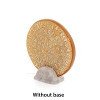 Phaistos Disc: The Unsolved Mystery, grundlÃ¶s 20 cm dekorativ med handgjord finish, minoisk civilisation Dekorativ keramik 5 - g