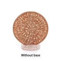 Phaistos Disc: The Unsolved Mystery, grundlös 13 cm dekorativ med handgjord finish, minoisk civilisation Dekorativ keramik 1 - g
