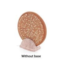 Phaistos Disc: The Unsolved Mystery, grundlÃ¶s 13 cm dekorativ med handgjord finish, minoisk civilisation Dekorativ keramik 5 - g