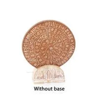 Phaistos Disc: The Unsolved Mystery, grundlös 11 cm dekorativ handgjord finish, minoisk civilisation Dekorativ keramik 3 - grifo
