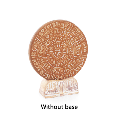 Phaistos Disc: The Unsolved Mystery, grundlÃ¶s 11 cm dekorativ handgjord finish, minoisk civilisation Dekorativ keramik 5 - grifo