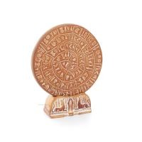 Phaistos Disc: The Unsolved Mystery, 12.5cm Decorative Base with Handcrafted Finish, Minoan Civilization, Ancient Greece Decorat