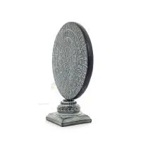Phaistos Disc: The Unsolved Mystery, på kapitalbas 27x22cm dekorativ med handgjord finish, minoisk civilisation Dekorativ kerami