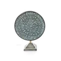 Phaistos Disc: The Unsolved Mystery, based on Crete 10x8cm decorative with Handmade finish, Minoan civilization Decorative Ceram