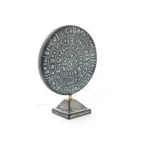 Phaistos Disc: The Unsolved Mystery, based on Crete 10x8cm decorative with Handmade finish, Minoan civilization Decorative Ceram