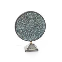 Phaistos Disc: The Unsolved Mystery, based on Crete 10x8cm decorative with Handmade finish, Minoan civilization Decorative Ceram
