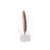 Phaistos Disc: The Unsolved Mystery, med marmor 15x12cm dekorativ med handgjord finish, minoisk civilisation Dekorativ keramik 5