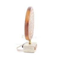 Phaistos Disc: The Unsolved Mystery, with marble 13x10cm decorative with Handmade finish, Minoan civilization Decorative Ceramic