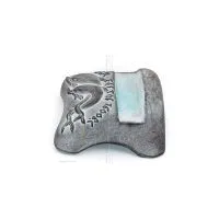 Phaistos Dolphin Disc Base stor 5x10cm dekorativ med handgjord finish, För 431232, 431233, 431234 Dekorativ keramik 7 - grifon.s
