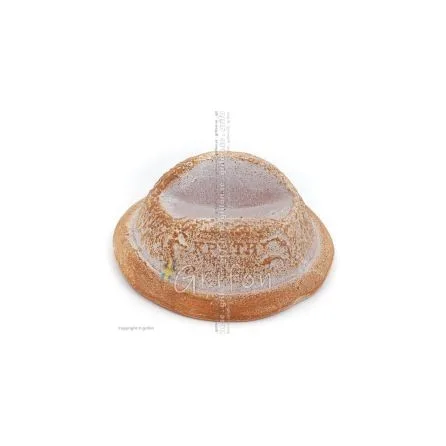 Phaistos Plate Base Crete 3x6cm dekorativ med handgjord finish, För 431235 och 431236 Dekorativ keramik 1 - grifon.se 