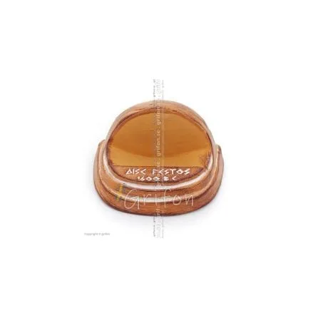 Phaistos Disc Base 3,5x6cm dekorativ med handgjord finish, för 431234 och 431235 Dekorativ keramik 1 - grifon.se 