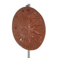Sol med Zodiac 24cm keramisk dekoration med handgjord finish Dekorativ keramik 2 - grifon.se 