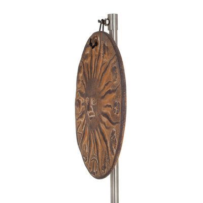 Sun with zodiac circle 19cm ceramic decoration with handmade finish Decorative Ceramics 3 - grifon.se 