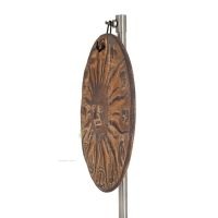 Sun with zodiac circle 19cm ceramic decoration with handmade finish Decorative Ceramics 3 - grifon.se 