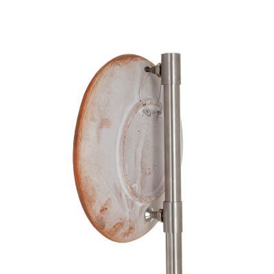 HÃ¤ngande vÃ¤ggplatta 14cm Heraklion, dekorativ med Handgjord finish, vÃ¤ggmonterad Dekorativ keramik 4 - grifon.se 