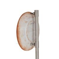 Hanging wall plate 14cm Agios Nikolaos shape, decorative with Handmade finish, wall-mounted Decorative Ceramics 4 - grifon.se 