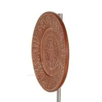 Wall hanging plate 24cm decorative with handmade finish, wall mounted Decorative Ceramics 3 - grifon.se 