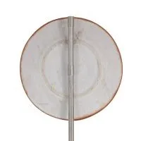 Vägghängande tallrik 24cm dekorativ med handgjord finish, väggmonterad Dekorativ keramik 6 - grifon.se 