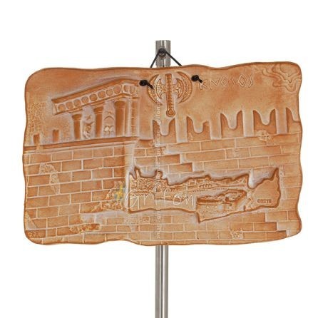 Knossos wall hanging plaques 16x25cm decorative with Handmade finish, wall-mounted Decorative Ceramics 1 - grifon.se