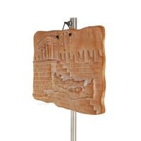 Knossos wall hanging plaques 16x25cm decorative with Handmade finish, wall-mounted Decorative Ceramics 2 - grifon.se 