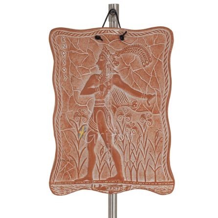 VÃ¤gghÃ¤ngande plaketter i form av en prins 22x18cm dekorativa med handgjord finish, vÃ¤ggmonterad Dekorativ keramik 1 - grifon.se 