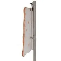 Vägghängande plaketter i form av en prins 22x18cm dekorativa med handgjord finish, väggmonterad Dekorativ keramik 4 - grifon.se 