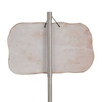 VÃ¤gghÃ¤ngande plaketter ljusblÃ¥ dam 15x24cm dekorativ med handgjord finish, vÃ¤ggmonterad Dekorativ keramik 4 - grifon.se 