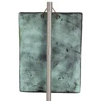 Myrons diskuskastare: Ung atlet, symbol 21x16cm dekorativ med handgjord finish, vägghängande plaketter Dekorativ keramik 5 - gri
