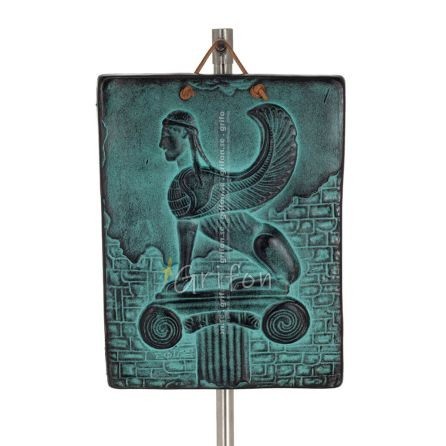 Sphinx wall hanging plaques 20x15cm decorative with Handmade finish, wall-mounted Decorative Ceramics 1 - grifon.se