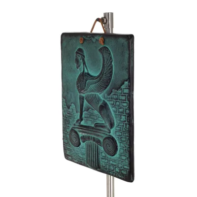 Sphinx wall hanging plaques 20x15cm decorative with Handmade finish, wall-mounted Decorative Ceramics 2 - grifon.se 