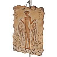Fisherman Wall Hanging Plaques 24x17cm Decorative with Handmade Finish, Wall Mounted Decorative Ceramics 2 - grifon.se 
