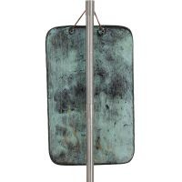 Asklepios vÃ¤gghÃ¤ngande tallrikar 24x15cm dekorativa med Handgjord finish, vÃ¤ggmonterad Dekorativ keramik 4 - grifon.se 