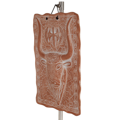 Hologram bull wall hanging plaques 26x17cm decorative with Handmade finish, wall-mounted Decorative Ceramics 2 - grifon.se 