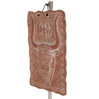 Hologram bull wall hanging plaques 26x17cm decorative with Handmade finish, wall-mounted Decorative Ceramics 2 - grifon.se 