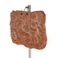 Wall hanging plates Neptune 18x25cm decorative with Handmade finish, wall-mounted Decorative Ceramics 2 - grifon.se 