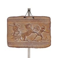 Leonidas wall hanging plates 15x25cm decorative with Handmade finish, wall-mounted Decorative Ceramics 1 - grifon.se 