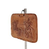 Achillea chariot wall plaques 15x25cm decorative with Handmade finish, wall-mounted Decorative Ceramics 2 - grifon.se 
